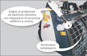 Detail of Edilzeta Mixing Bucket in Hardox - BE SLK 150